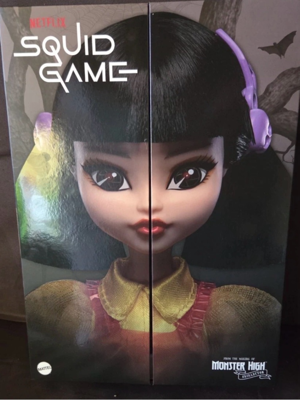 Mattel Creations Exclusive Monster High Skullector Squid Game Young-Hee Doll